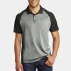 PosiCharge ® RacerMesh ® Raglan Heather Block Polo Thumbnail